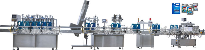 全自動玻璃水灌裝生產線