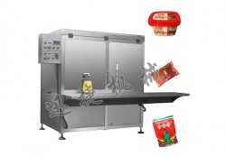 迅捷新款辣椒醬灌裝機一出手,好多機械廠家如