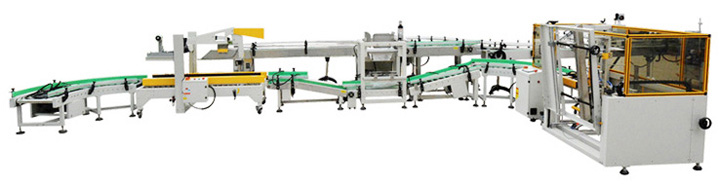 食用油裝箱生產線